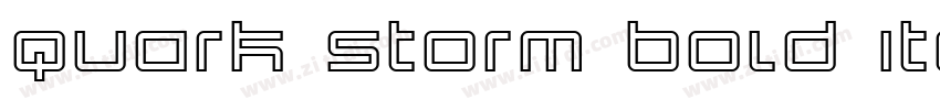 Quark Storm Bold Ita字体转换